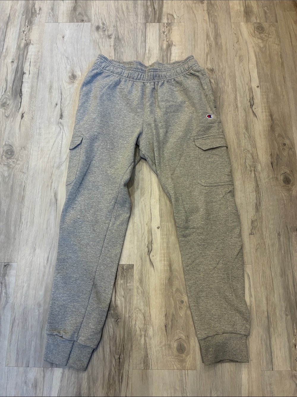 Champion Men’s Heather Gray Cargo Joggers